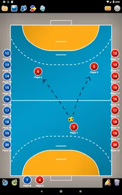 Coach Tactic Board Handball android App screenshot 0