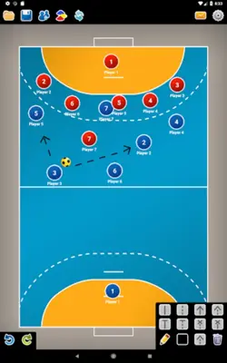 Coach Tactic Board Handball android App screenshot 3