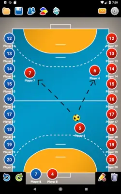 Coach Tactic Board Handball android App screenshot 4