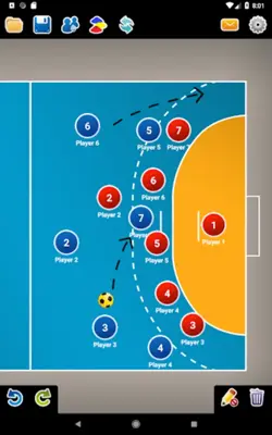 Coach Tactic Board Handball android App screenshot 5