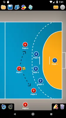 Coach Tactic Board Handball android App screenshot 8